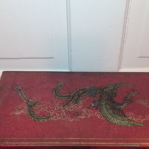 Cost Plus World Market Red Decorative Box